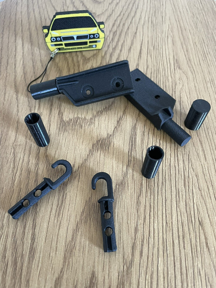 Lancia Delta Integrale – Complete parcel shelf repair kit – Hooks, supports